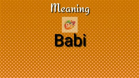 beabi pronunciation